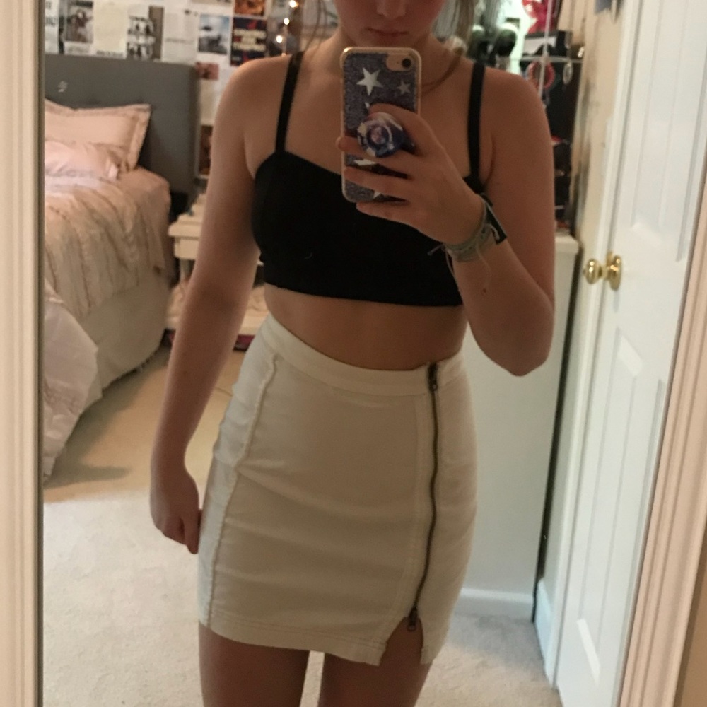 Free People Zipper Skirt